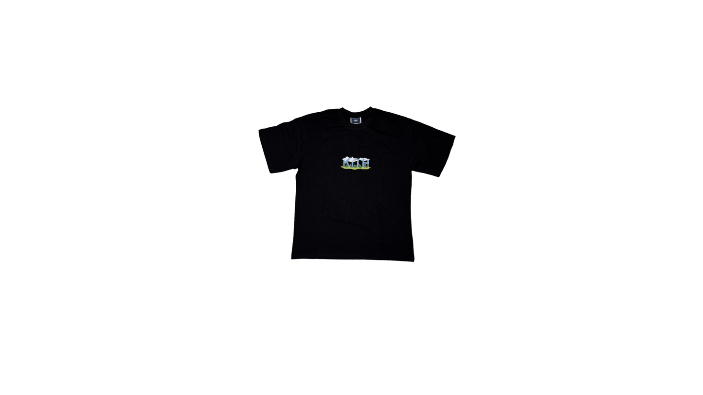 KITH BLACK TEE CLOUDS 05